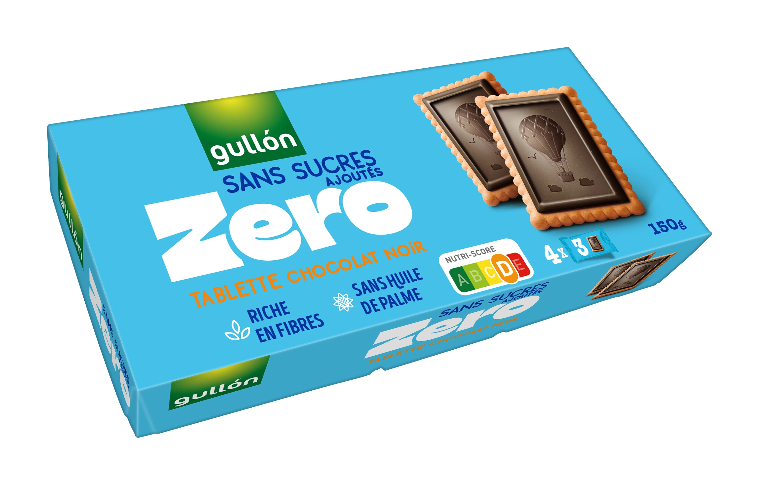 3D Choco Tablette Sans Sucres Ajoutes 150g