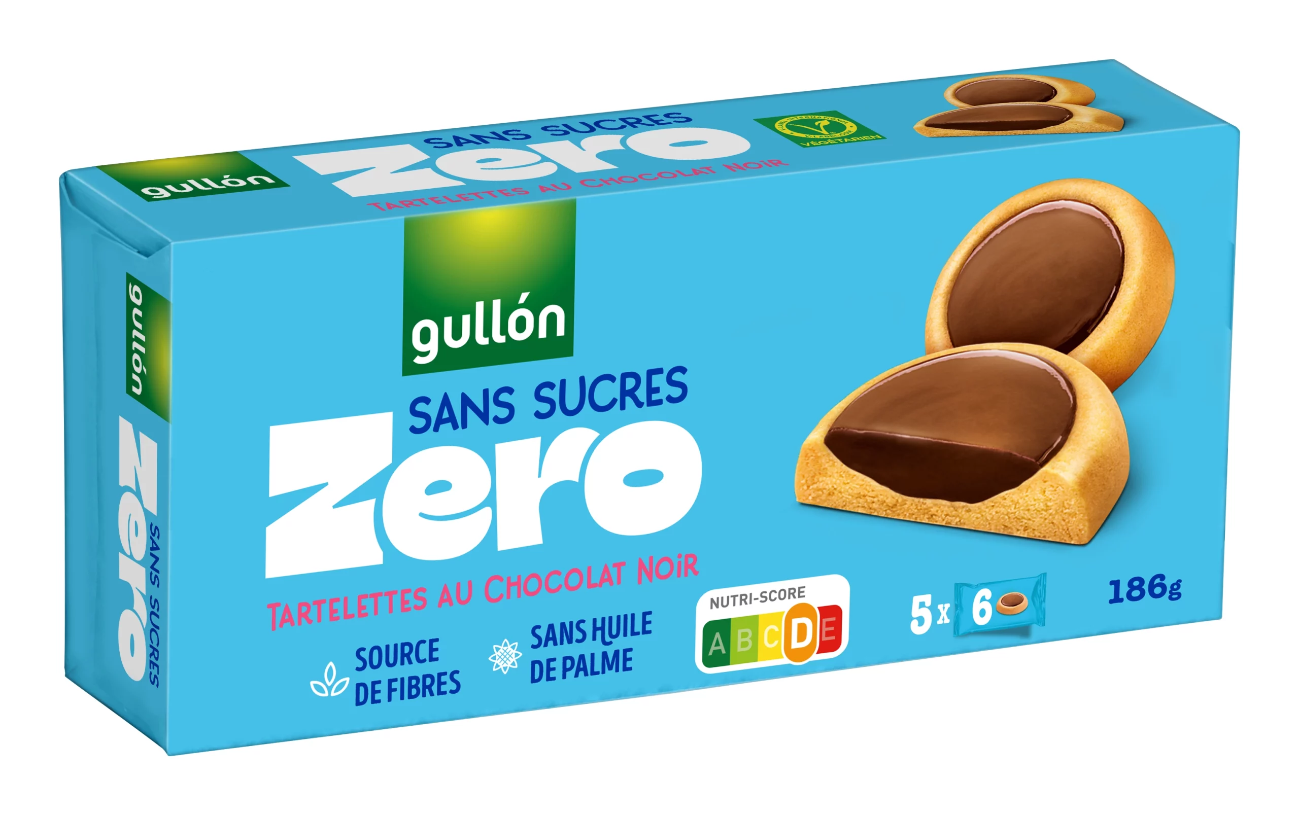 3D Tartalettes Zero Sans Sucres 186g 3D Tartalettes Zero Sans Sucres 186g