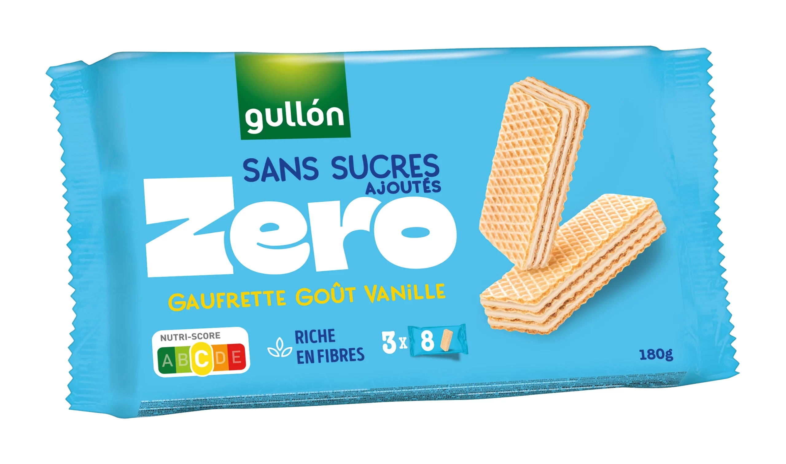 3D Wafer Vanille Zero Sans Sucres 180g