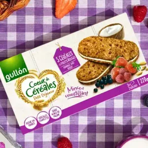5 céréales et fruits rouges fourrage yaourt 220g